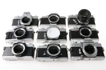 Konvolut diverse SLR Kameras - 9 Stück Bastlergeräte