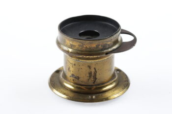 Messingobjektiv f= ca. 140mm