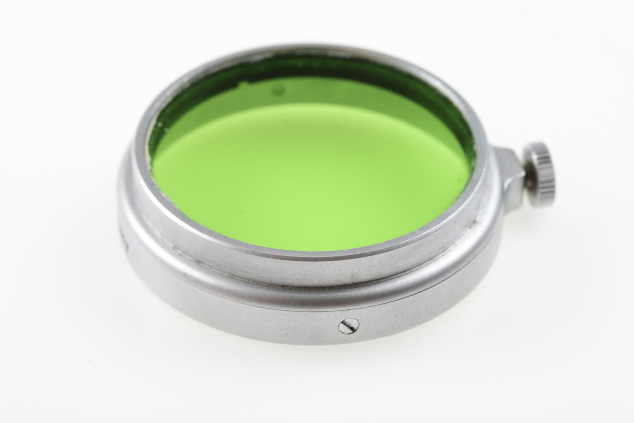 Leica Grünfilter mit Klemmfassung silber