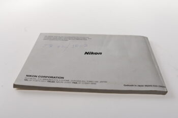 Nikon F90 / F90S / F90D Bedienungsanleitung