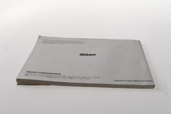Nikon F90 / F90S / F90D Bedienungsanleitung