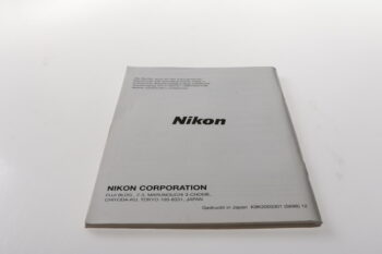 Nikon F100 Bedienungsanleitung