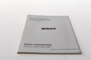 Nikon F100 Bedienungsanleitung
