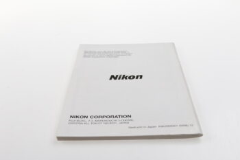 Nikon F100 Bedienungsanleitung