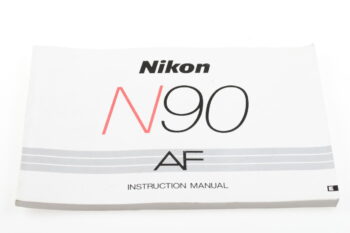 Nikon N90 AF Instruction Manual Englisch