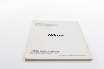 Nikon F100 Bedienungsanleitung