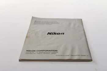 Nikon F100 Bedienungsanleitung
