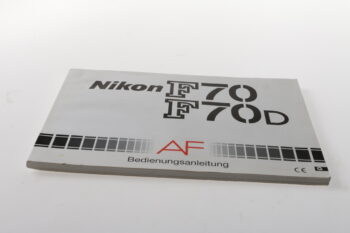 Nikon F70 / F70D Bedienungsanleitung
