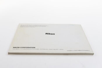 Nikon F70 / F70D Bedienungsanleitung