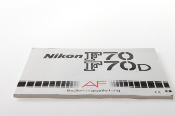 Nikon F70 / F70D Bedienungsanleitung