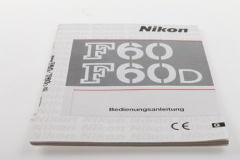 Nikon F60 / F60D Bedienungsanleitung