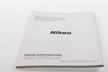 Nikon F60 / F60D Bedienungsanleitung