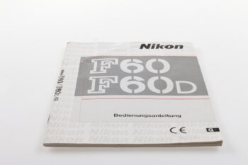 Nikon F60 / F60D Bedienungsanleitung