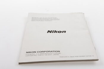 Nikon F60 / F60D Bedienungsanleitung