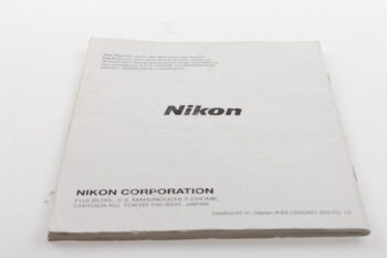 Nikon F60 / F60D Bedienungsanleitung