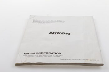 Nikon F60 / F60D Bedienungsanleitung