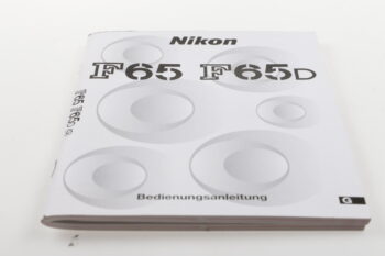 Nikon F65 / F65D Bedienungsanleitung