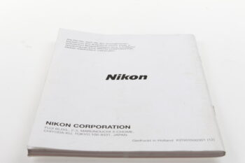 Nikon F65 / F65D Bedienungsanleitung