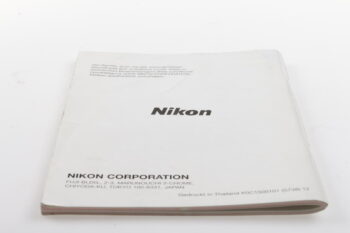 Nikon F80 / F80D / F80S Bedienungsanleitung