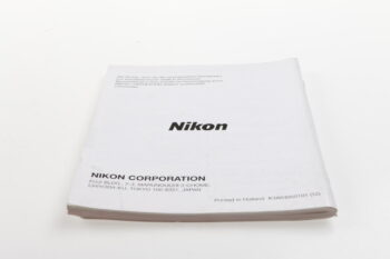 Nikon F75 / F75D Bedienungsanleitung