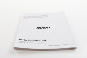 Nikon F75 / F75D Bedienungsanleitung