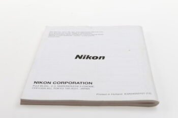 Nikon F75 / F75D Bedienungsanleitung