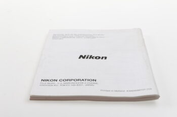 Nikon F75 / F75D Bedienungsanleitung