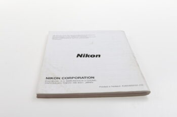 Nikon F75 / F75D Bedienungsanleitung