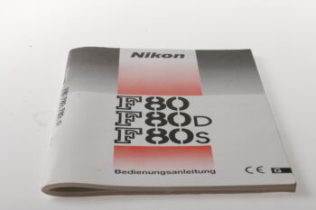 Nikon F80 / F80D / F80S Bedienungsanleitung