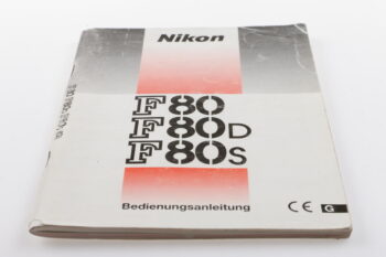 Nikon F80 / F80D / F80S Bedienungsanleitung