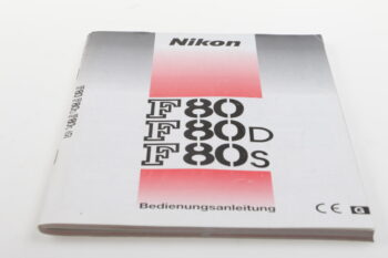 Nikon F80 / F80D / F80S Bedienungsanleitung