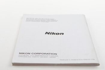 Nikon F80 / F80D / F80S Bedienungsanleitung
