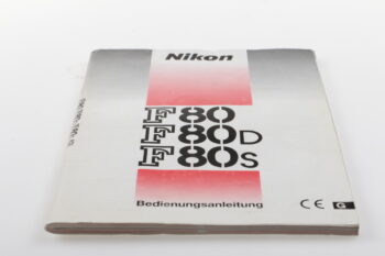 Nikon F80 / F80D / F80S Bedienungsanleitung