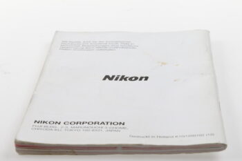 Nikon F80 / F80D / F80S Bedienungsanleitung