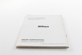 Nikon F80 / F80D / F80S Bedienungsanleitung