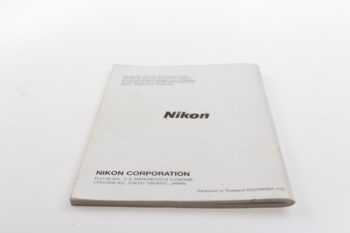 Nikon F80 / F80D / F80S Bedienungsanleitung