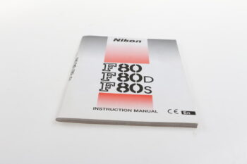 Nikon F80 / F80D / F80S Instruction Manual englisch