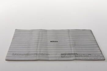 Nikon N2000 Instruction Manual englisch