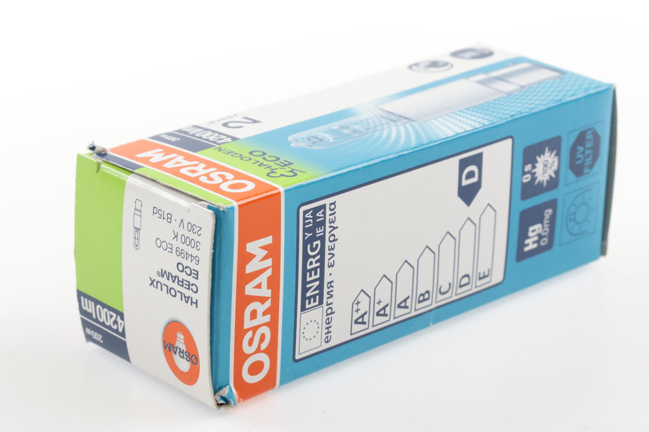 Osram 64499 Eco Halolux 230V B15d 3000K 4200lm 205W