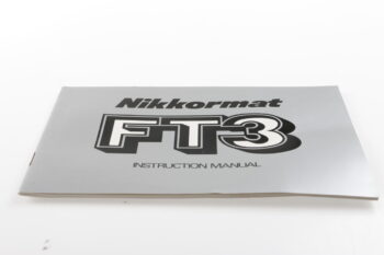 Nikon FT3 Instructions Manual