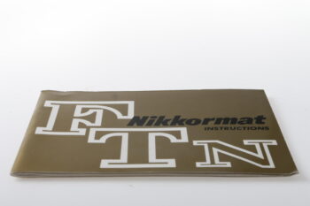 Nikon FTN Instructions Manual