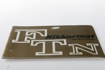 Nikon FTN Instructions Manual
