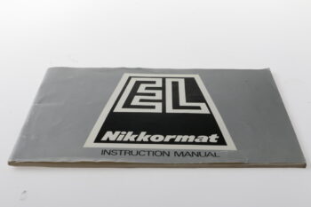 Nikon Nikkormat EL Instructions Manual