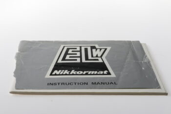 Nikon Nikkormat ELW Instructions Manual