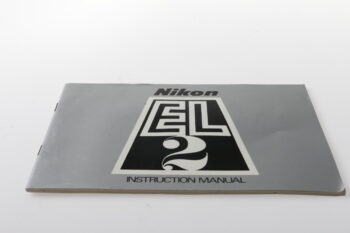 Nikon Nikkormat EL 2 Instructions Manual