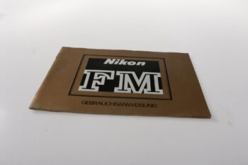 Nikon FM Gebrauchsanweisung