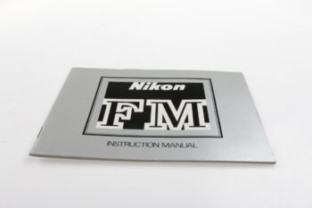 Nikon FM Instructions Manual