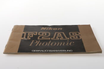 Nikon F2 AS Photomic Gebrauchsanweisung