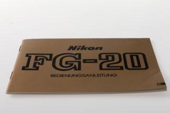 Nikon FG-20 Bedienungsanleitung
