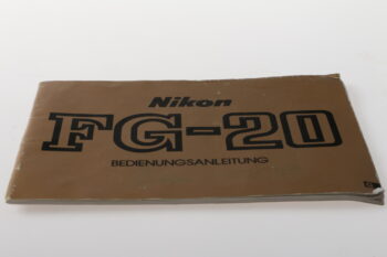 Nikon FG-20 Bedienungsanleitung